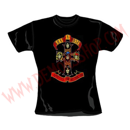 Camiseta Chica MC Guns & Roses