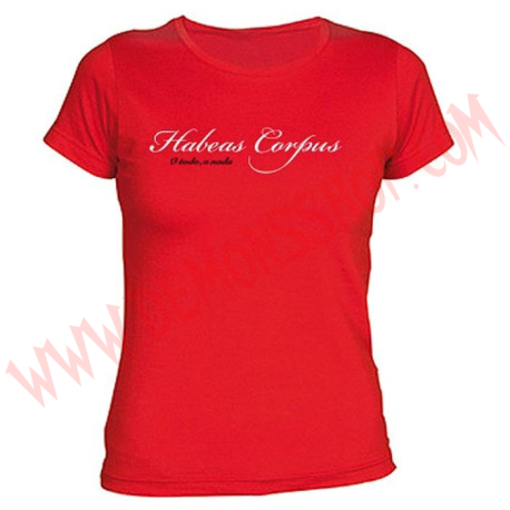 Camiseta Chica MC Habeas Corpus