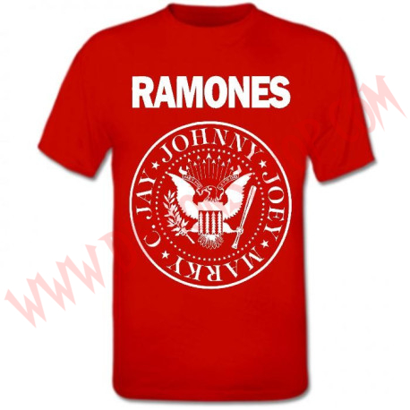 Camiseta MC Ramones Roja