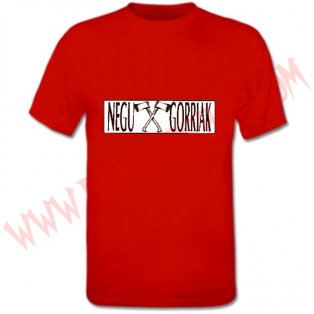 Camiseta MC Negu Gorriak (Roja)