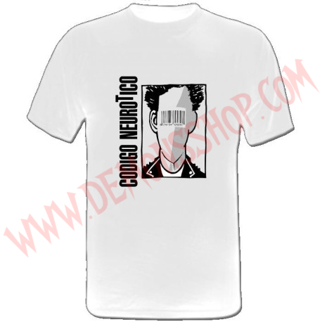 Camiseta MC Codigo Neurotico (Blanca)