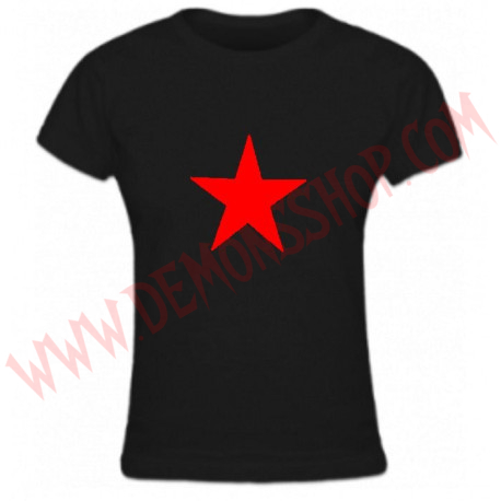 Camiseta Chica MC Estrella Roja