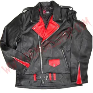 Chaqueta de Cuero Johnny Thunders Roja