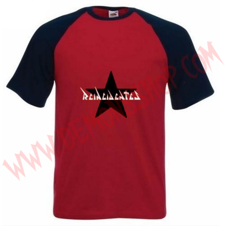 Camiseta MC Reincidentes (Raglan Roja)