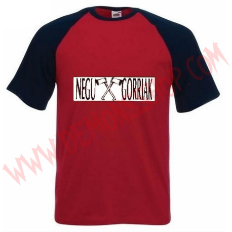 Camiseta MC Negu Gorriak (Raglan Roja)
