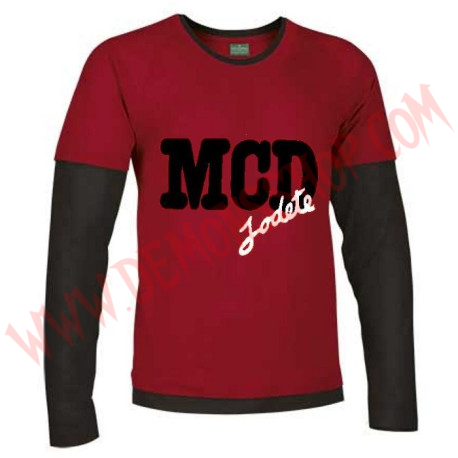 Camiseta ML MCD (Roja manga Negra)