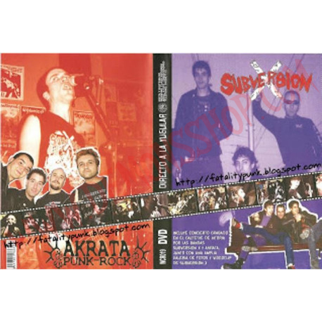 DVD Subversion X y Akrata - Directo a la yugular