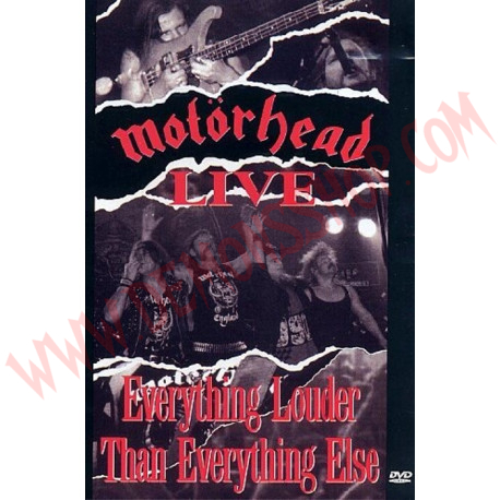 DVD Motorhead - Live: Everything louder than everything