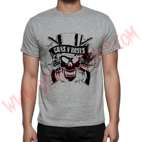 Camiseta MC Guns N Roses (Gris)