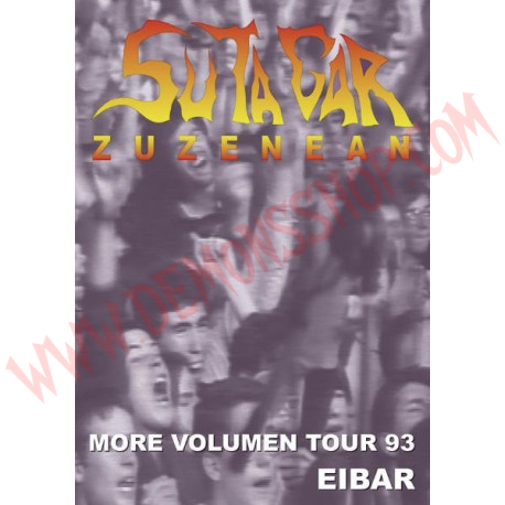 DVD Su Ta Gar - More Volumen Tour 93