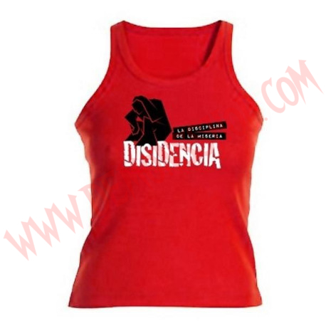 Camiseta Chica Tirantes Disidencia (Roja)