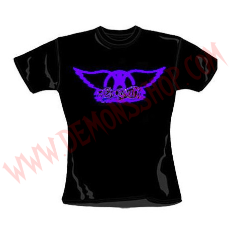 Camiseta Chica MC Aerosmith