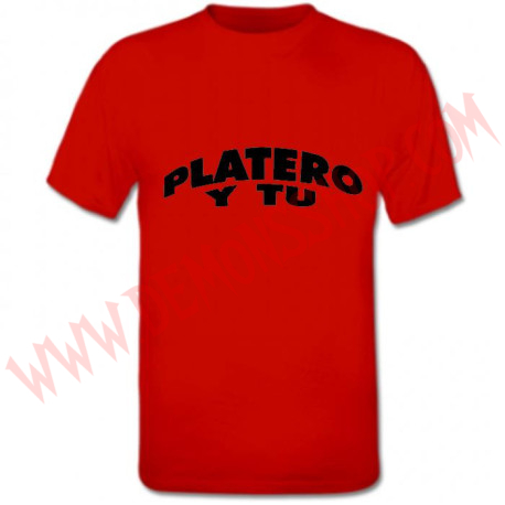 Camiseta MC Platero y Tu (Roja)