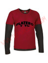 Camiseta ML Platero y Tu (Roja Manga Negra)