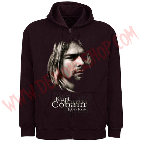 Sudadera Cremallera Kurt Cobain (Nirvana)