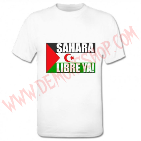 Camiseta MC Sahara Libre (Blanca)OFERTA