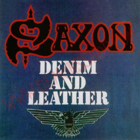 Vinilo LP Saxon ‎– Denim And Leather