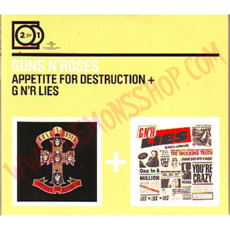 CD Guns N' Roses ‎– Appetite For Destruction + G N'R Lies