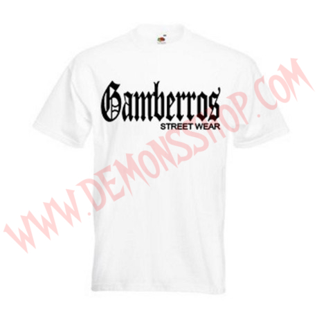 Camiseta MC Gamberros Streetwear (Blanca)
