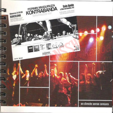 CD Fermin Muguruza - Kontrabanda Komunikazioa Tour