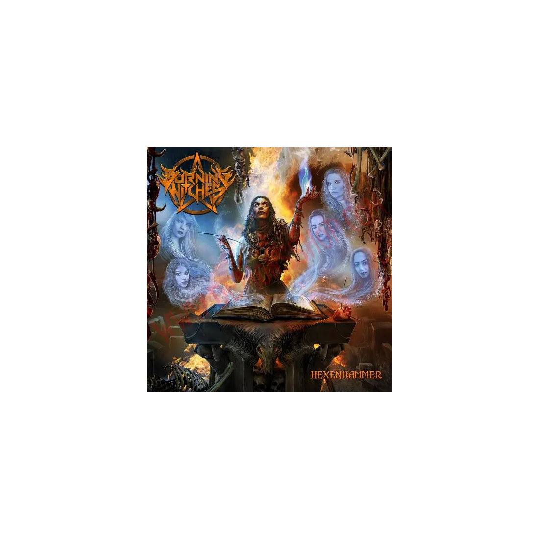 CD Burning Witches Hexenhammer CD Heavy Burning Witches