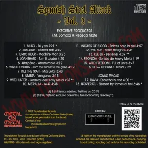 CD Spanish Steel Attack Vol 3 2