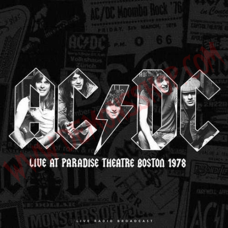Vinilo LP ACDC - Live At Paradise Theatre Boston 1978