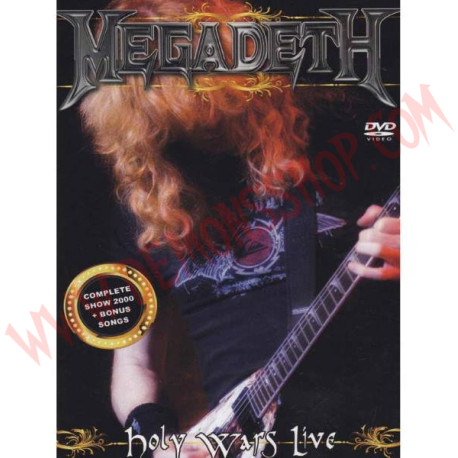 DVD Megadeth - Holy Wars Live