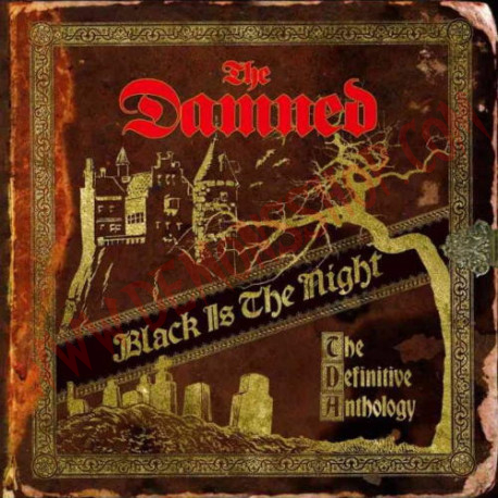Vinilo LP The Damned ‎– Black Is The Night: The Definitive Anthology