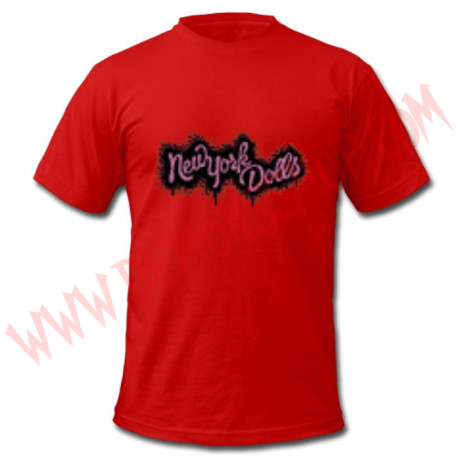 Camiseta MC New York Dolls (Roja)