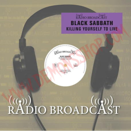 Vinilo LP Black Sabbath ‎– Killing Yourself To Live, Live In New Jersey 1975