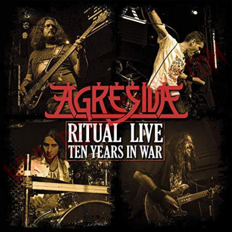 CD Agresiva ‎– Ritual Live - Ten Years In War
