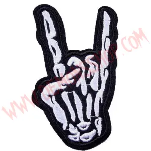 Parche cuernos huesos