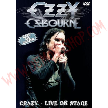 DVD Ozzy Osbourne ‎– Crazy - Live on Stage