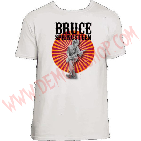 Camiseta MC Bruce Springsteen (Blanca)