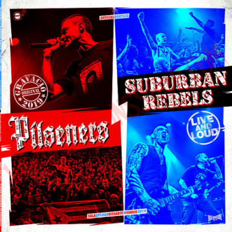 Vinilo LP Pilseners / Suburban Rebels ‎– Live And Loud