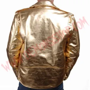 Chaqueta Clasica de Cuero Golden Deluxe 2