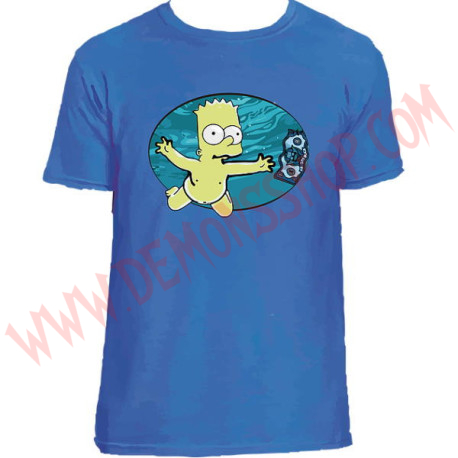 Camiseta MC Simpsons Nirvana