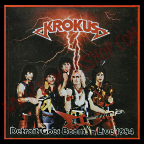 CD Krokus ‎– Detroit Goes Boom! - Live 1984