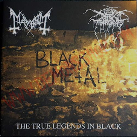 CD Darkthrone / Mayhem ‎– The True Legends In Black