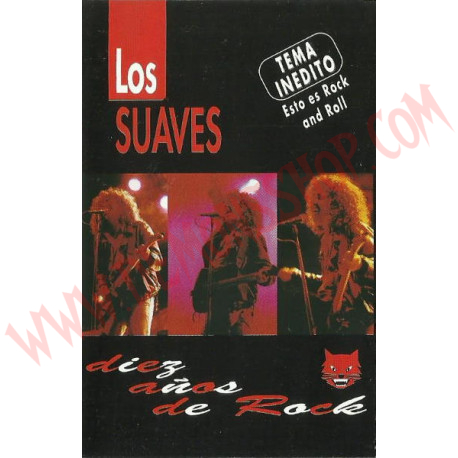 Cassette Los Suaves ‎– Diez Años De Rock