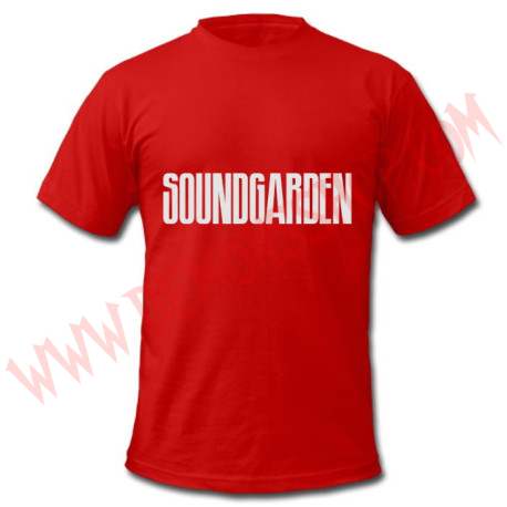 Camiseta MC Soundgarden (Rojo)