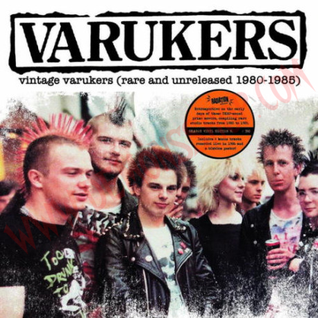 Vinilo LP The Varukers ‎– Vintage Varukers - Rare And Unreleased - 1980 - 1985