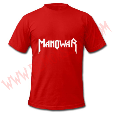 Camiseta MC Manowar (Roja)