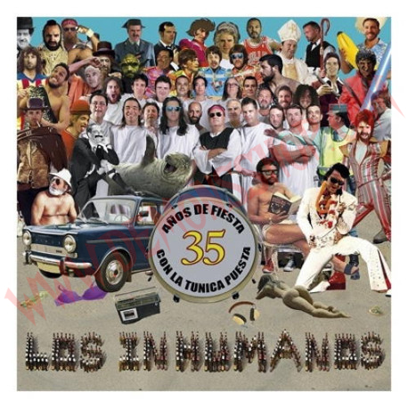 CD Los Inhumanos ‎– 35 Años De Fiesta Con La Túnica Puesta