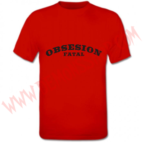 Camiseta MC Obsesión Fatal (Roja)
