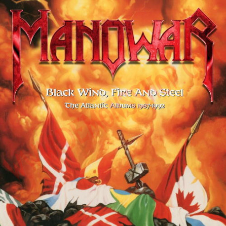 CD Manowar - Black wind, fire and steel - The Atlantic albums 1987 - 1992