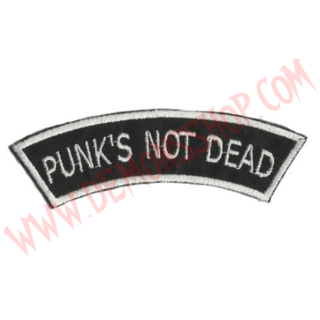 Parche Punks Not Dead