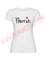 Camiseta Chica MC Piperrak (Blanca)