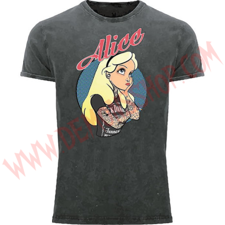 Camiseta MC Alice tattoo (A la piedra)